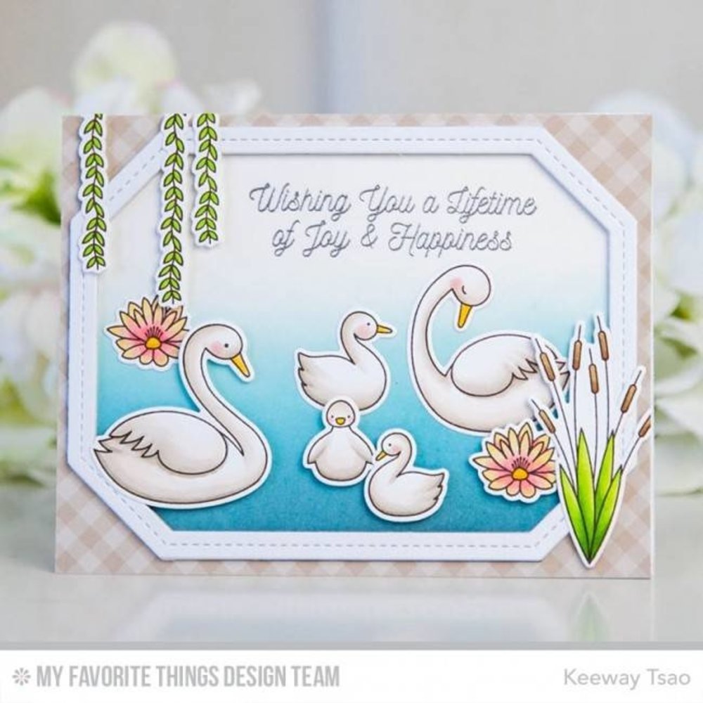 My Favorite Things Splendid Swans Clear Stamps (CS-273)