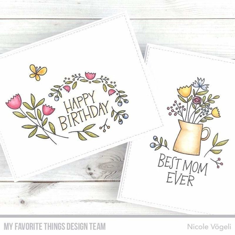 My Favorite Things Mother's Day Bouquet Clear Stamps (CS-470) My Favorite Things Mother's Day Bouquet Clear Stamps (CS-470)