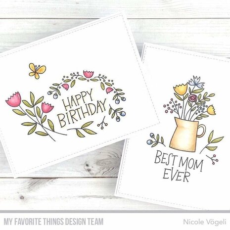 My Favorite Things Mother's Day Bouquet Clear Stamps (CS-470) My Favorite Things Mother's Day Bouquet Clear Stamps (CS-470)