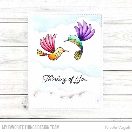 My Favorite Things Happy Hummingbirds Clear Stamps (CS-473)