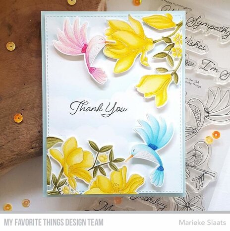 My Favorite Things Happy Hummingbirds Clear Stamps (CS-473)