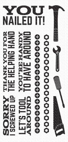 My Favorite Things Let's Tool Around Clear Stamps (CS-479)