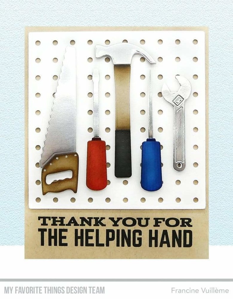 My Favorite Things Let's Tool Around Clear Stamps (CS-479)