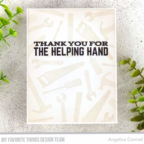 My Favorite Things Let's Tool Around Clear Stamps (CS-479)