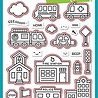 Lawn Fawn Village Heroes Dies (LF2328) Lawn Fawn Village Heroes Dies (LF2328)