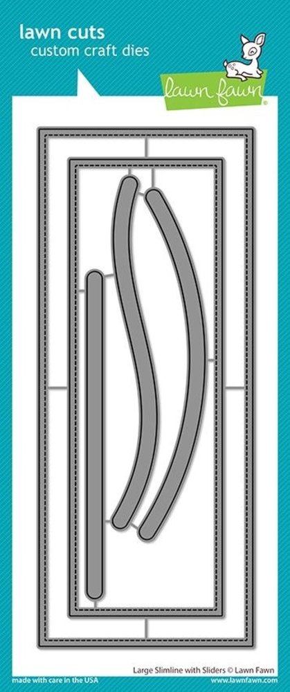 Lawn Fawn Large Slimline with Sliders Dies (LF2357) Lawn Fawn Large Slimline with Sliders Dies (LF2357)