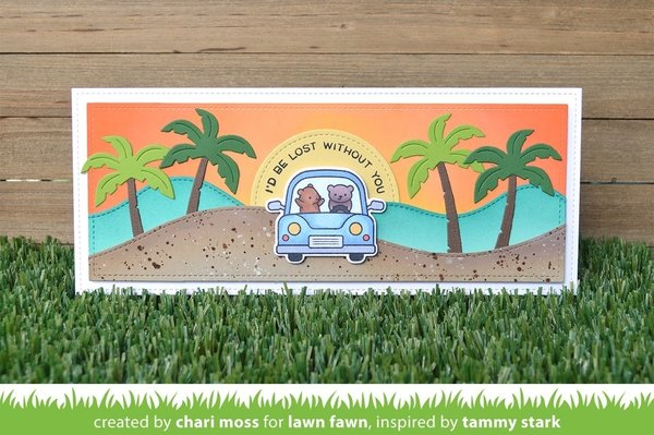 Lawn Fawn Large Slimline with Sliders Dies (LF2357) Lawn Fawn Large Slimline with Sliders Dies (LF2357)