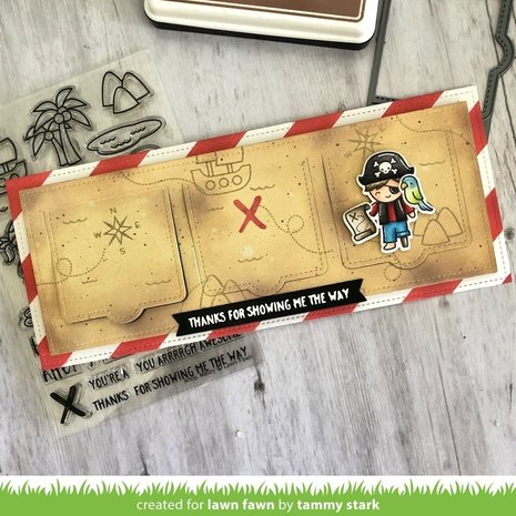 Lawn Fawn Small Slimline with Lift the Flaps Dies (LF2358)