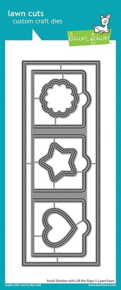 Lawn Fawn Small Slimline with Lift the Flaps Dies (LF2358)