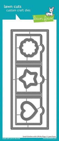 Lawn Fawn Small Slimline with Lift the Flaps Dies (LF2358)