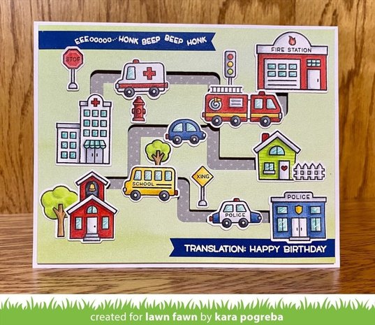 Lawn Fawn Slide on Over Maze Dies (LF2360)