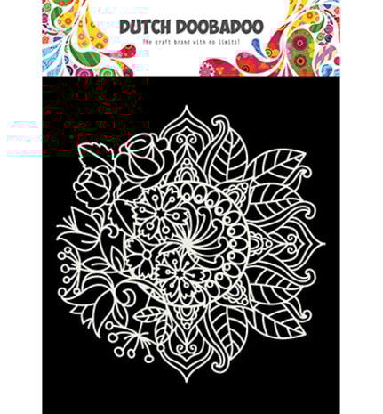 Dutch Doobadoo Mask Art A5 Mandala Met Bloem (470.715.624) Dutch Doobadoo Mask Art A5 Mandala Met Bloem (470.715.624)