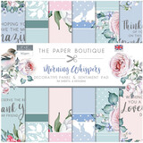 The Paper Boutique Morning Whispers 8x8 Inch Decorative Panel & Sentiment Pad (PB1307)