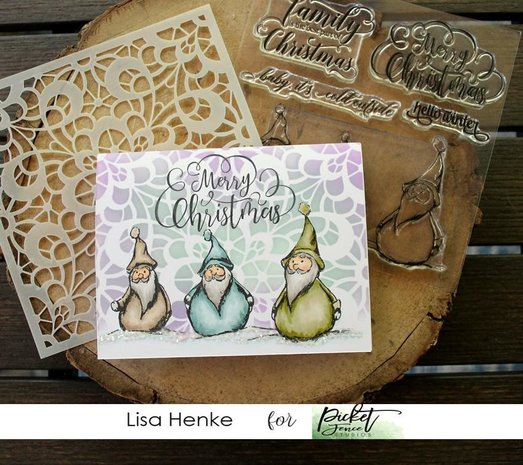 Picket Fence Studios Baby, It's Cold Outside Clear Stamps (C-115)