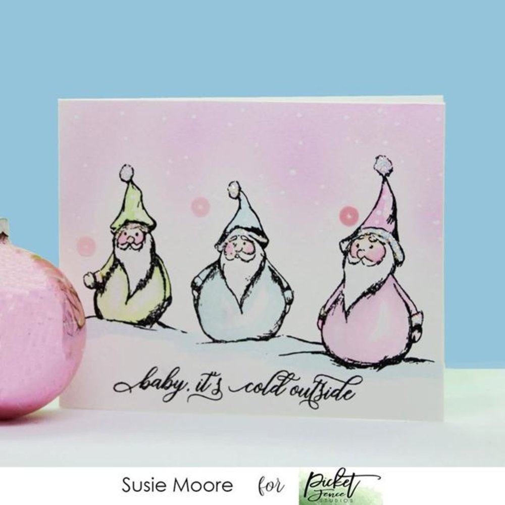 Picket Fence Studios Baby, It's Cold Outside Clear Stamps (C-115)