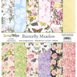 ScrapBoys Butterfly Meadow 12x12 Inch Paper Set (BUME-08)
