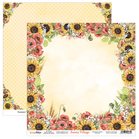 ScrapBoys Sunny Village 12x12 Inch Paper Set (SUVI-08) ScrapBoys Sunny Village 12x12 Inch Paper Set (SUVI-08)