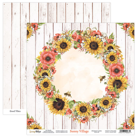 ScrapBoys Sunny Village 12x12 Inch Paper Set (SUVI-08) ScrapBoys Sunny Village 12x12 Inch Paper Set (SUVI-08)
