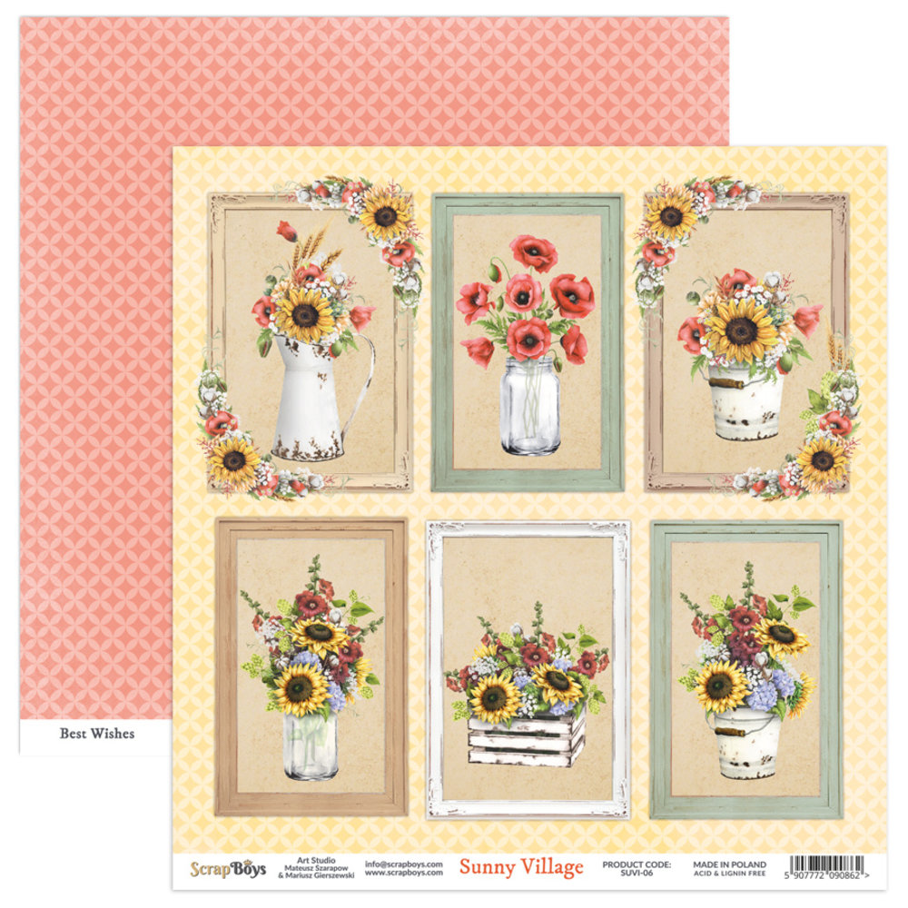 ScrapBoys Sunny Village 12x12 Inch Paper Set (SUVI-08) ScrapBoys Sunny Village 12x12 Inch Paper Set (SUVI-08)