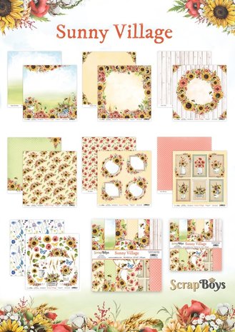 ScrapBoys Sunny Village 12x12 Inch Paper Set (SUVI-08) ScrapBoys Sunny Village 12x12 Inch Paper Set (SUVI-08)