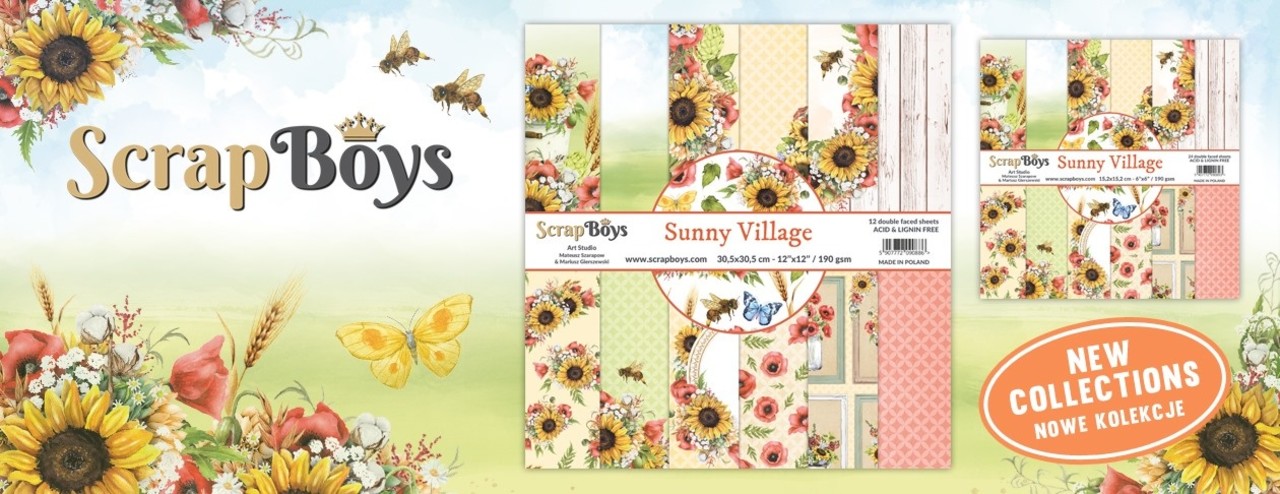 ScrapBoys Sunny Village 12x12 Inch Paper Set (SUVI-08) ScrapBoys Sunny Village 12x12 Inch Paper Set (SUVI-08)