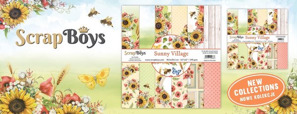 ScrapBoys Sunny Village 12x12 Inch Paper Set (SUVI-08) ScrapBoys Sunny Village 12x12 Inch Paper Set (SUVI-08)