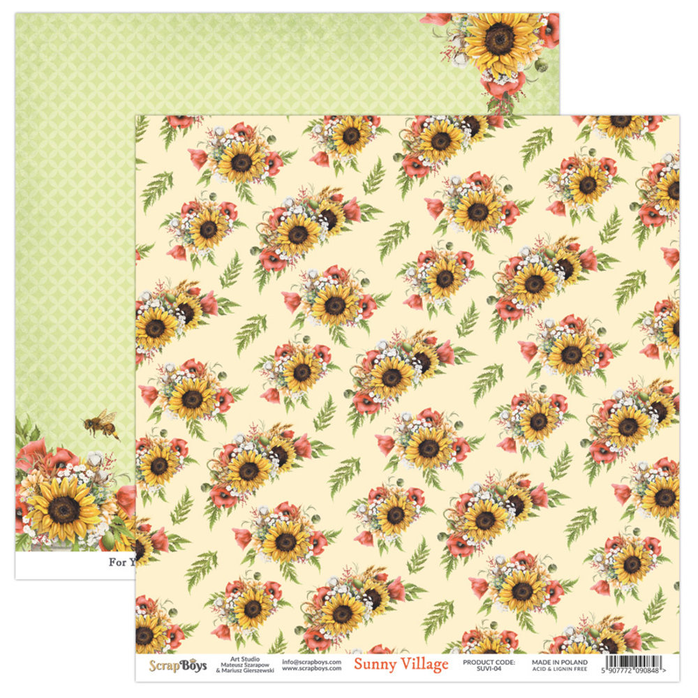 ScrapBoys Sunny Village 6x6 Inch Paper Pad (SUVI-09)