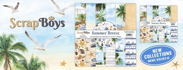 ScrapBoys Summer Breeze 12x12 Inch Paper Set (SUBR-08) ScrapBoys Summer Breeze 12x12 Inch Paper Set (SUBR-08)