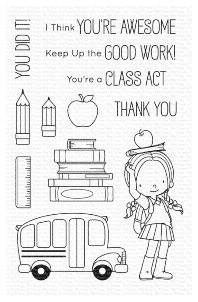 My Favorite Things Class Act Clear Stamps (BB-102) My Favorite Things Class Act Clear Stamps (BB-102)