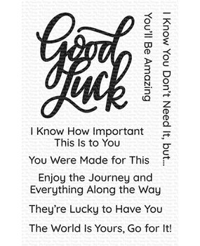 My Favorite Things Good Luck Greetings Clear Stamps (CS-468)