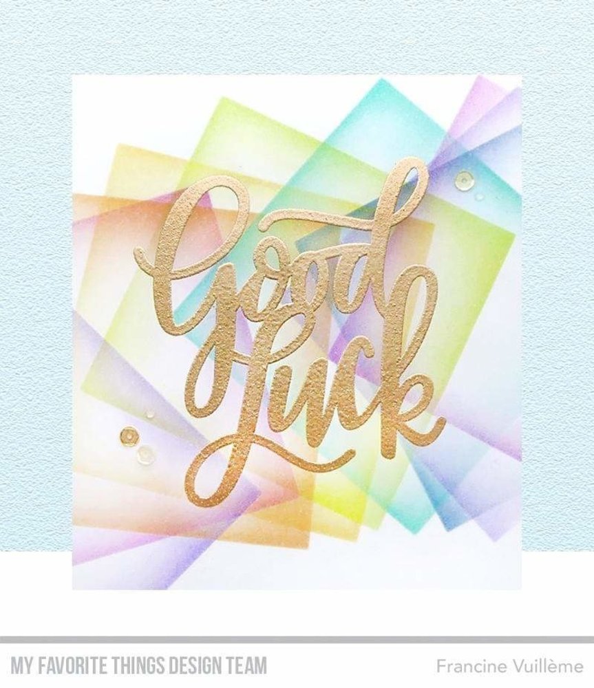 My Favorite Things Good Luck Greetings Clear Stamps (CS-468)