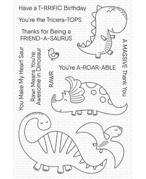 My Favorite Things A-roar-able Friends Clear Stamps (CS-483)