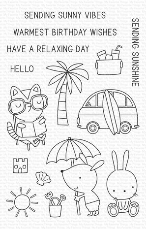 My Favorite Things Sunny Vibes Clear Stamps (CS-486) My Favorite Things Sunny Vibes Clear Stamps (CS-486)