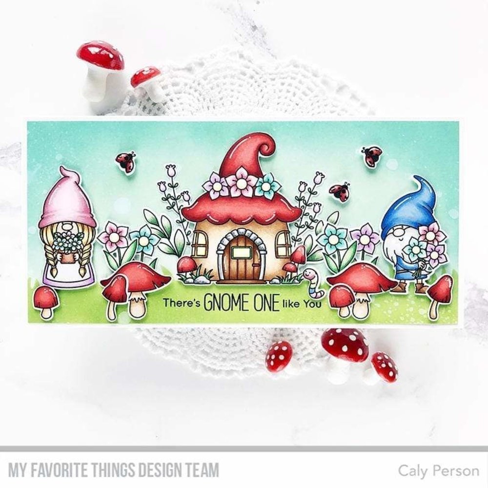 My Favorite Things Hanging with My Gnomies Clear Stamps (BB-101)