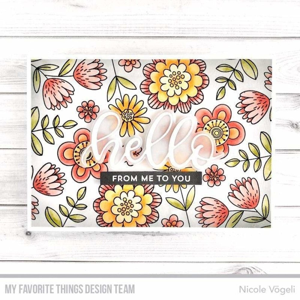 My Favorite Things Fun Flowers Clear Stamps (CS-487)