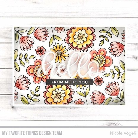 My Favorite Things Fun Flowers Clear Stamps (CS-487)