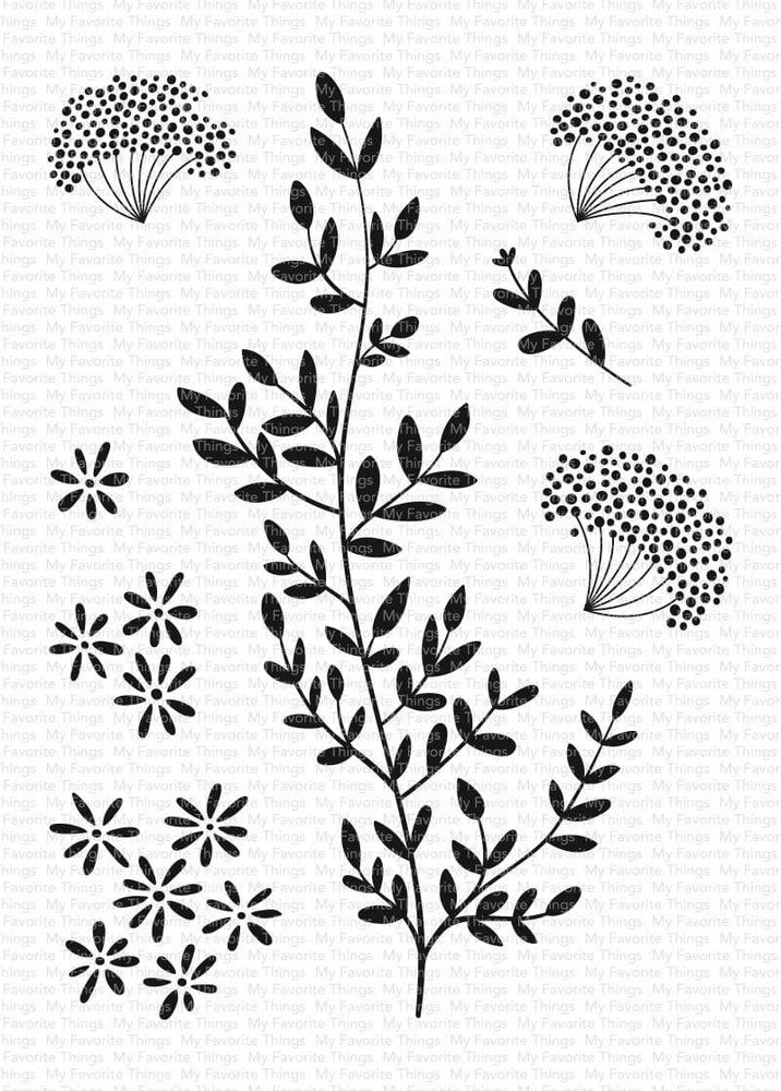 My Favorite Things Dandelion Greenery Clear Stamps (CS-474) My Favorite Things Dandelion Greenery Clear Stamps (CS-474)