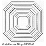 My Favorite Things Die-namics Single Stitch Line Tag- Comer Squar (MFT-1280)