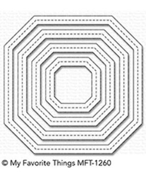 My Favorite Things Die-namics Single Stitch Line Tag- Comer Squar (MFT-1280)