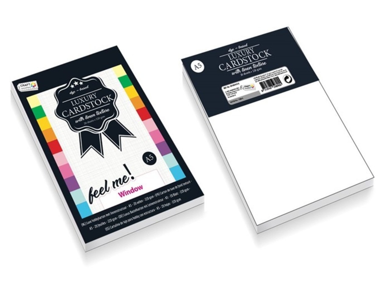 Craft Sensations Luxery Cardstock 14,8 x 21 cm 220 Grams (CR0854/GE) Craft Sensations Luxery Cardstock 14,8 x 21 cm 220 Grams (CR0854/GE)