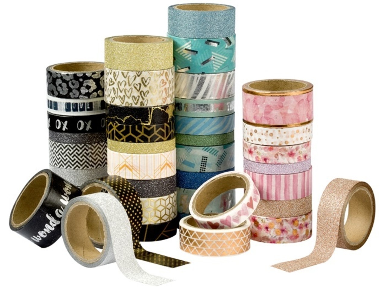 Craft Sensations Washi Tape In Storage Box 40pcs (CR0517/GE) Craft Sensations Washi Tape In Storage Box 40pcs (CR0517/GE)