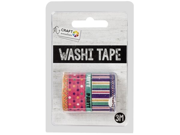 Craft Sensations BUNDLE Washi Tape 6 Thema's (CR0501/20GE)