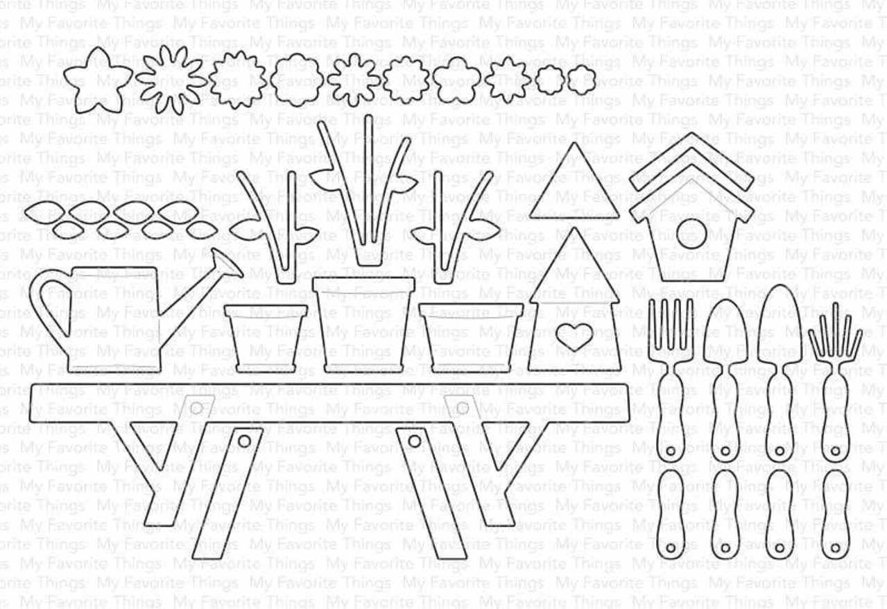 My Favorite Things Die-namics Spring Garden (MFT-1753)