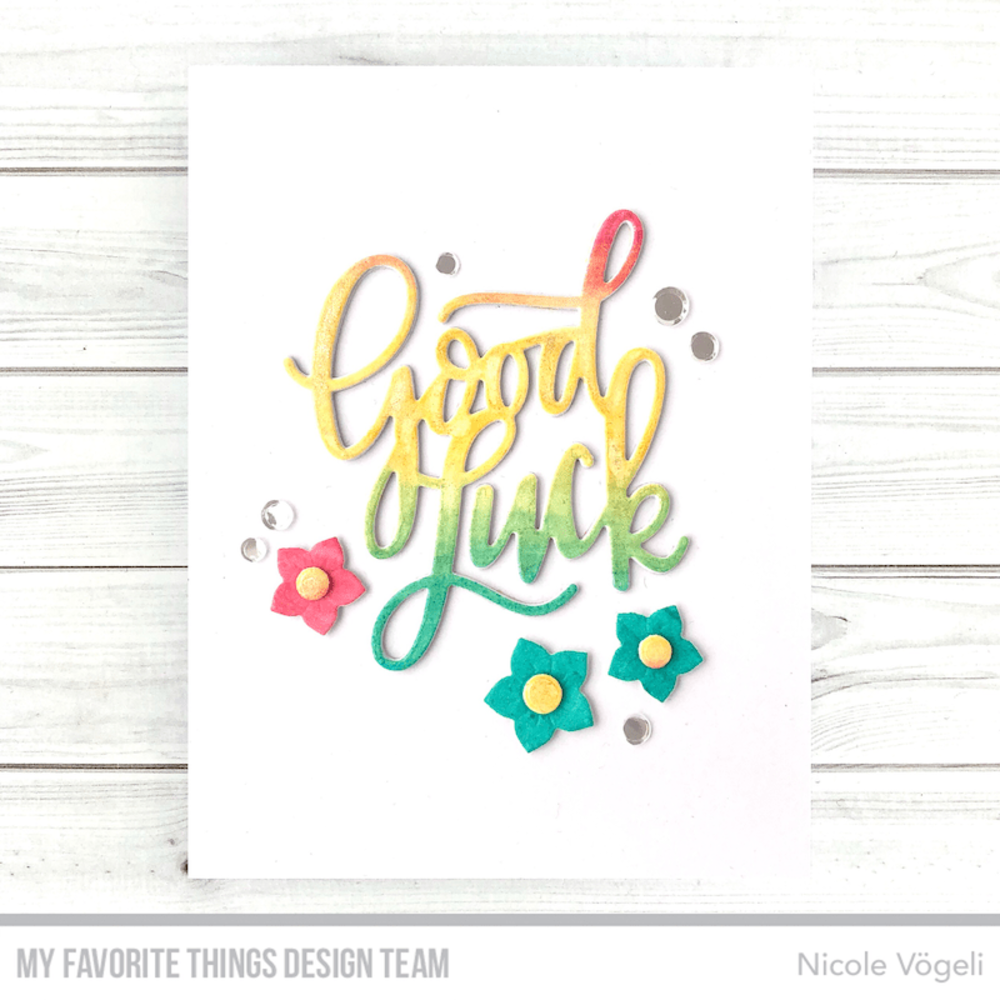 My Favorite Things Die-namics Good Luck Greeting (MFT-1772)