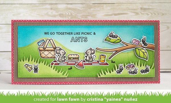Lawn Fawn Crazy Antics Clear Stamps (LF2336)