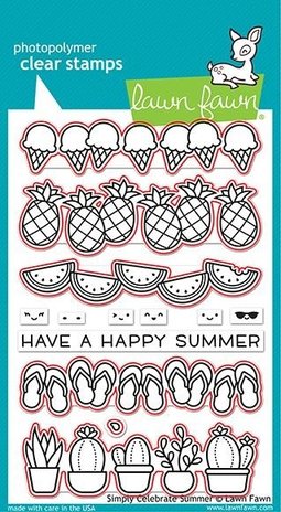 Lawn Fawn Simply Celebrate Summer Dies (LF2334)