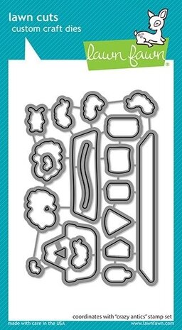 Lawn Fawn Crazy Antics Dies (LF2337) Lawn Fawn Crazy Antics Dies (LF2337)