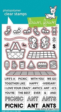 Lawn Fawn Crazy Antics Dies (LF2337) Lawn Fawn Crazy Antics Dies (LF2337)