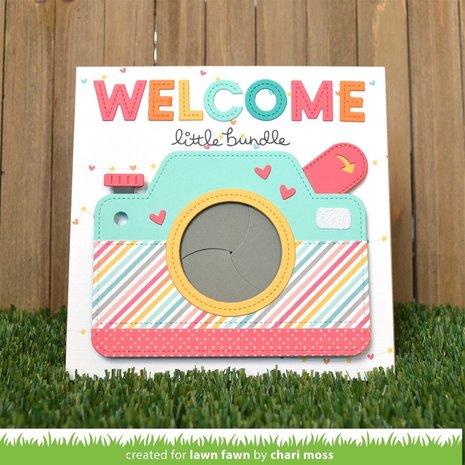 Lawn Fawn Magic Iris Camera Add-On Dies (LF2344) Lawn Fawn Magic Iris Camera Add-On Dies (LF2344)