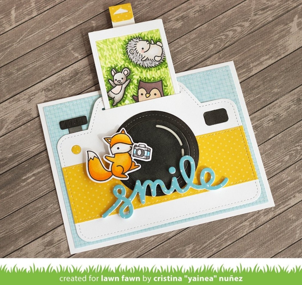 Lawn Fawn Magic Iris Camera Pull-Tab Add-On Dies (LF2345)